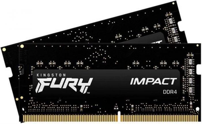 Модуль пам`ятi SO-DIMM 2x16GB/2666 DDR4 Kingston Fury Impact (KF426S16IBK2/32)