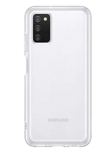 Чохол-накладка Samsung Soft Clear Cover для Samsung Galaxy A03s SM-A037 Transparent (EF-QA037TTEGRU)