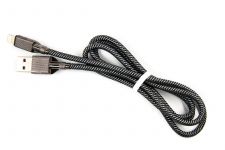 Кабель Dengos USB - Lightning (M/M) 4A 1 м Black (NTK-L-KPR-USB3-BLACK)