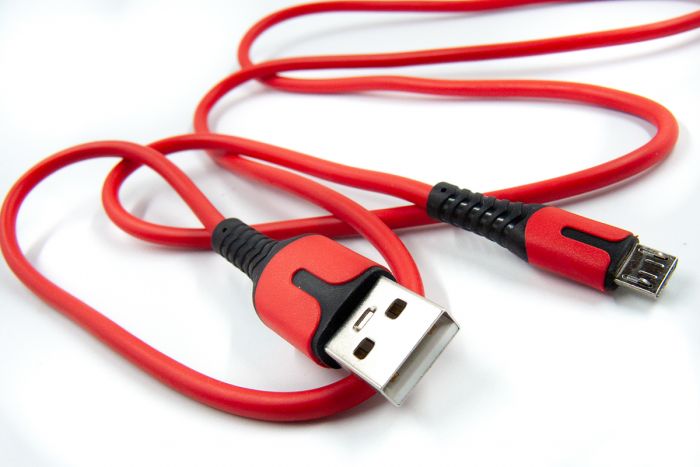 Кабель Dengos USB-Lightning 1м Red (PLS-M-IND-SOFT-RED)