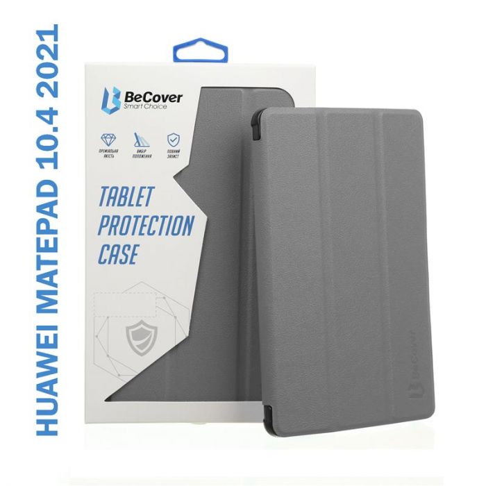 Чохол-книжка BeCover Smart для Huawei MatePad 10.4 2021/10.4 2nd Gen Grey (706483)