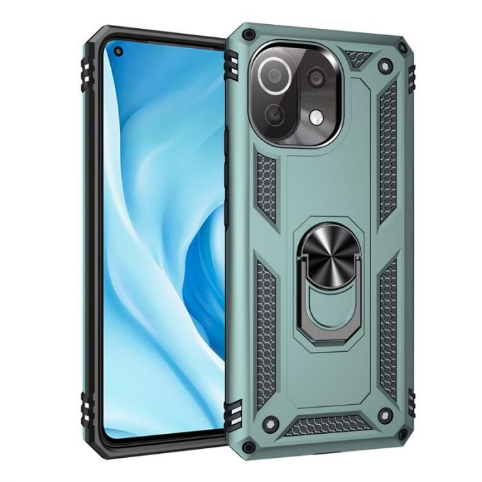 Чохол-накладка BeCover Military для Xiaomi Mi 11 Lite/Mi 11 Lite 5G/11 Lite 5G NE Dark Green (706645)