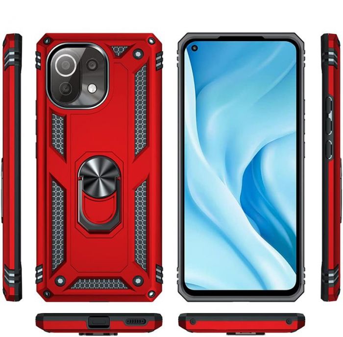 Чохол-накладка BeCover Military для Xiaomi Mi 11 Lite/Mi 11 Lite 5G/11 Lite 5G NE Red (706644)