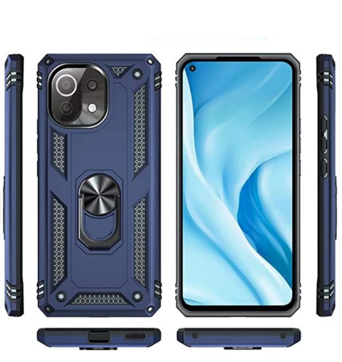 Чохол-накладка BeCover Military для Xiaomi Mi 11 Lite/Mi 11 Lite 5G/11 Lite 5G NE Blue (706643)