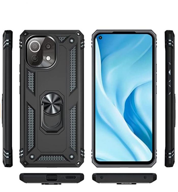 Чохол-накладка BeCover Military для Xiaomi Mi 11 Lite/Mi 11 Lite 5G/11 Lite 5G NE Black (706642)