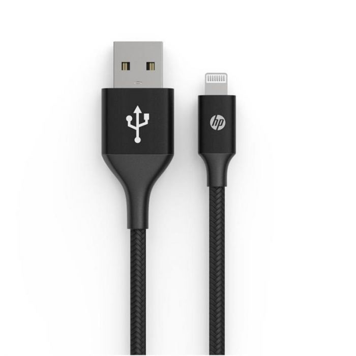 Кабель HP USB - Lightning, 2м, чорний (DHC-MF100-2M)