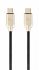 Кабель Cablexpert (CC-USB2PD60-CMCM-2M) USB Type-C-USB Type-C, 2м, чорний/золотистий