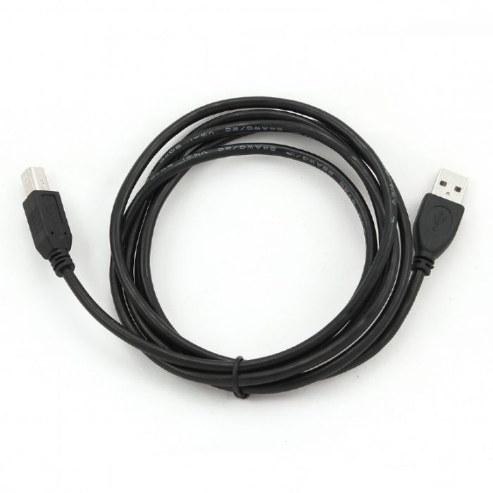 Кабель Cablexpert (CCBP-USB2-AMBM-6), USB - USB, 1.8м, преміум, Black