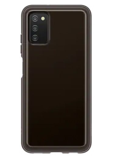 Чохол-накладка Samsung Soft Clear Cover для Samsung Galaxy A03s SM-A037 Black (EF-QA037TBEGRU)