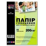 Фотопапiр NewTone глянсовий 200г/м2 А4 100арк. (G200.100N)