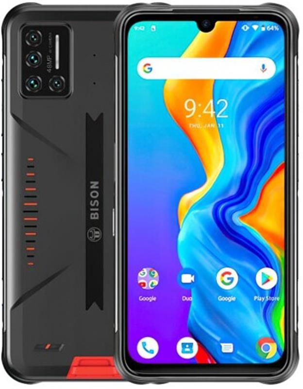 Смартфон Umidigi Bison 6/128GB Dual Sim Lava Orange_