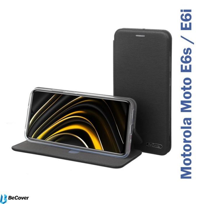Чохол-книжка BeCover Exclusive для Motorola Moto E6s/E6i Black (706689)