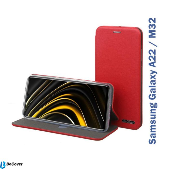 Чохол-книжка BeCover Exclusive для Samsung Galaxy A22 SM-A225/M32 SM-M325 Burgundy Red (706695)