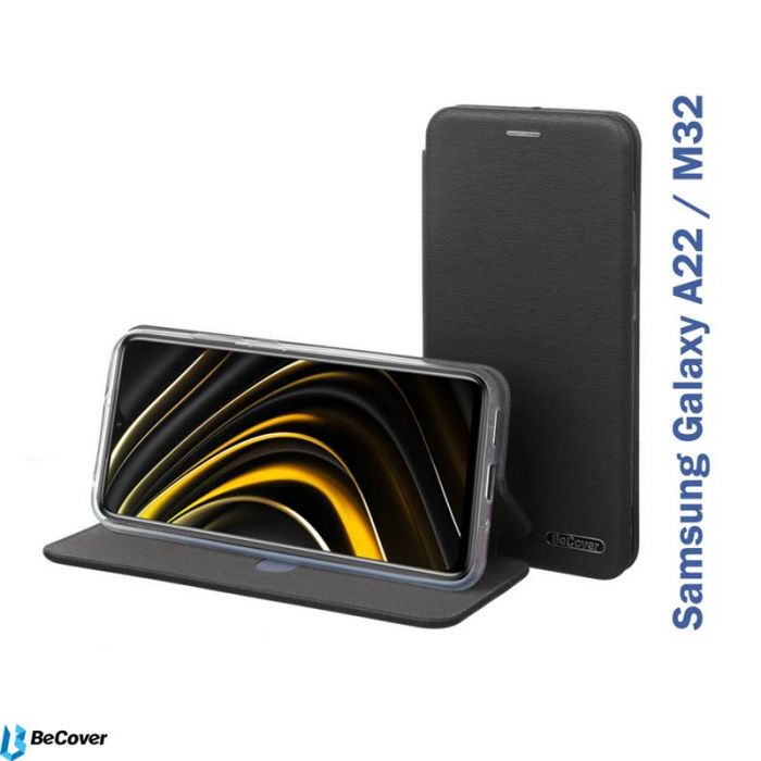Чохол-книжка BeCover Exclusive для Samsung Galaxy A22 SM-A225/M32 SM-M325 Black (706694)