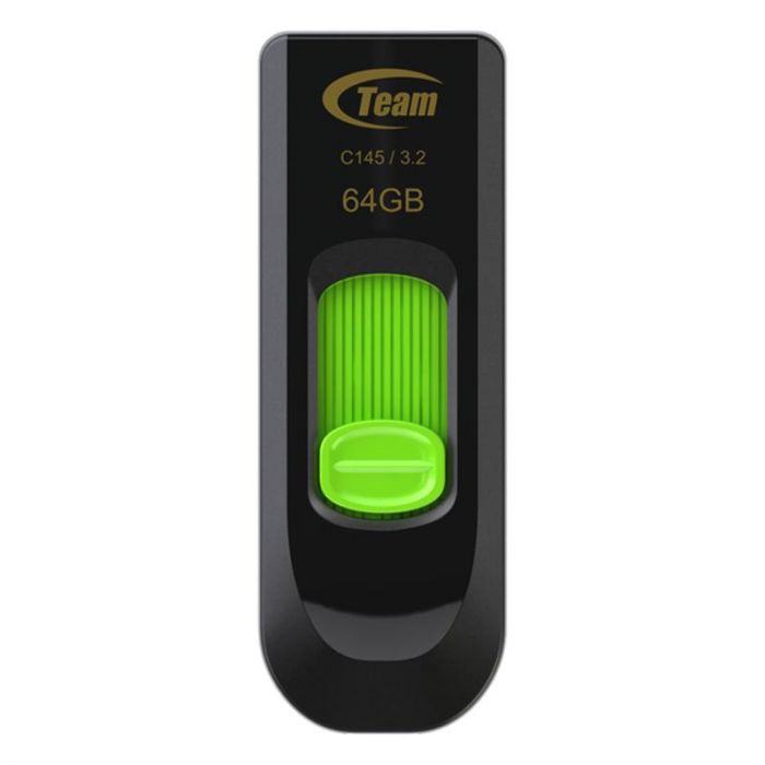 Флеш-накопичувач USB3.2  64GB Team C145 Green (TC145364GG01)
