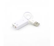Звукова карта Voltronic USB-sound card (5.1) 3D sound White (YT-SC-5.1/W/03351)