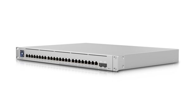 Комутатор Ubiquiti UniFi USW-Enterprise-24-PoE (12x2.5GE PoE+,12xGE PoE+, 2xSFP+, max PoE 400W, L3)