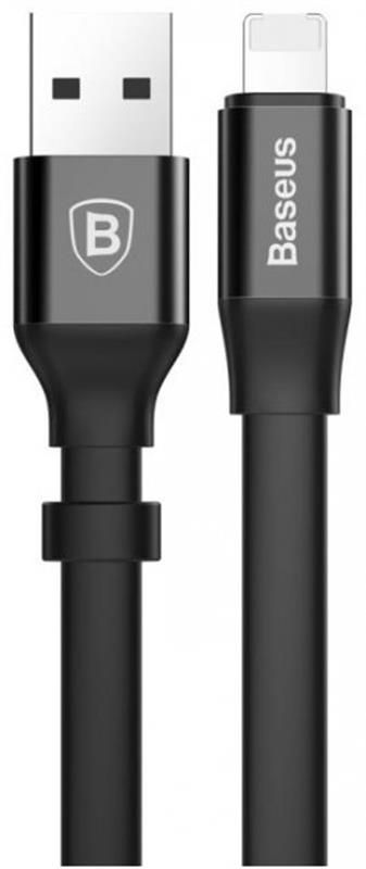 Кабель Baseus Nimble USB-Lightning, 0.23м Black (CALMBJ-B01)