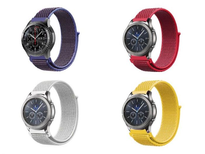 Ремінець BeCover Nylon Style для Amazfit Stratos 1/2/2S/3/GTR 2/GTR 47mm/GTR Lite 47mm/Nexo/Pace Girl 4шт (706566)