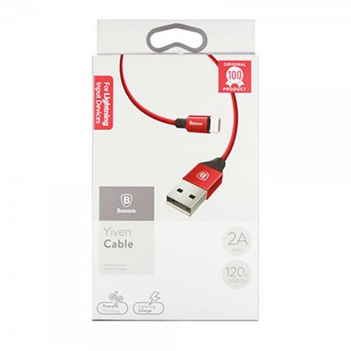 Кабель Baseus Yiven USB-Lightning, 1.2м Red (CALYW-09)