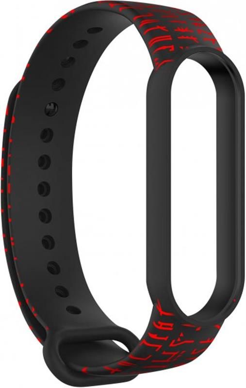 Ремінець Armorstandart This is the Way для Xiaomi Mi Band 6/5 Dark Lord Black (ARM59254)