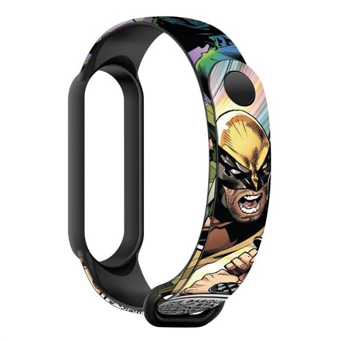 Ремінець Armorstandart Superhero Edition для Xiaomi Mi Band 6/5 Wolverine comix Black (ARM59265)