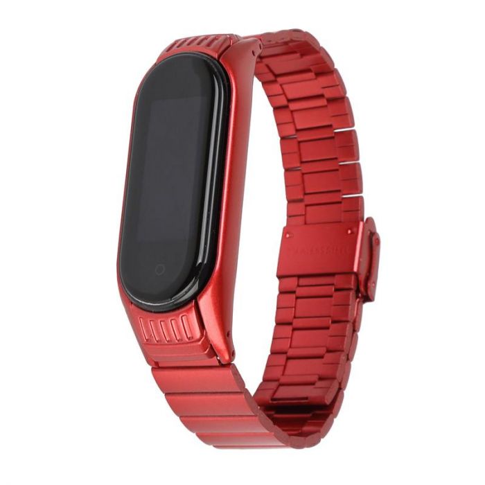 Ремінець Armorstandart Metal Band Link 603 для Xiaomi Mi Band 6/5 Red (ARM59068)