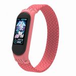 Ремінець Armorstandart Braided Solo Loop для Xiaomi Mi Band 6/5/4 Pink size S (ARM59181)