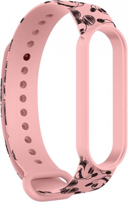 Ремінець Armorstandart Cartoon для Xiaomi Mi Band 6/5 Mickey Pink (ARM59255)