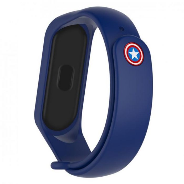 Ремінець Armorstandart Superhero Edition для Xiaomi Mi Band 6/5 Captain America Blue (ARM57108)