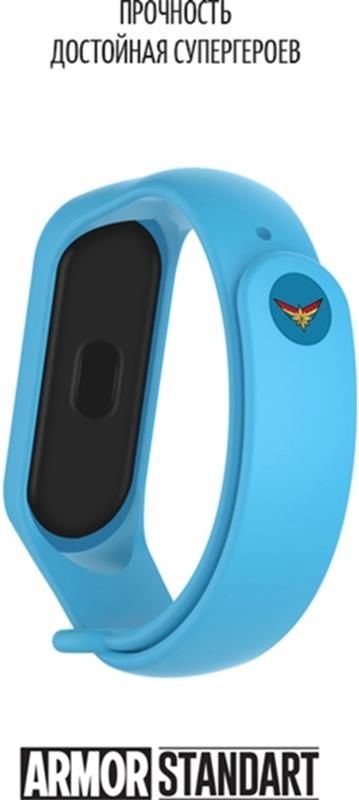 Ремінець Armorstandart Superhero Edition для Xiaomi Mi Band 6/5 Captain Marvel Blue (ARM57075)