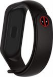 Ремінець Armorstandart Superhero Edition для Xiaomi Mi Band 6/5 Deadpool Black (ARM57071)