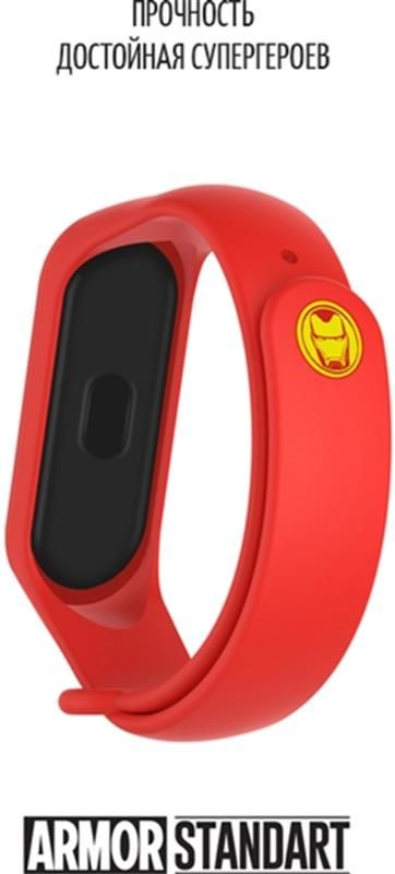 Ремінець Armorstandart Superhero Edition для Xiaomi Mi Band 6/5 Iron Man Red (ARM57109)