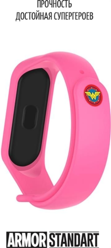 Ремінець Armorstandart Superhero Edition для Xiaomi Mi Band 6/5 Wonder Woman Pink (ARM57070)