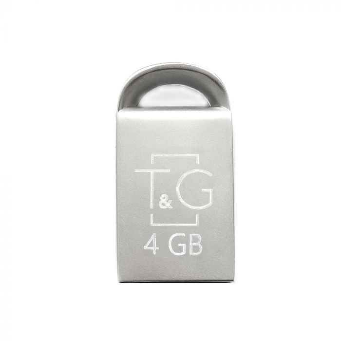 Флеш-накопичувач USB 4GB T&G 107 Metal Series Silver (TG107-4G)