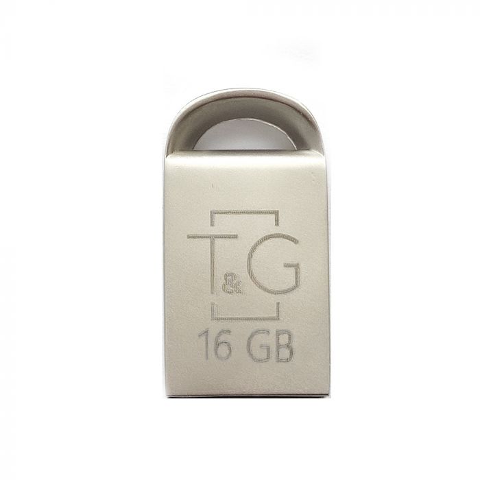 Флеш-накопичувач USB 16GB T&G 107 Metal Series Silver (TG107-16G)