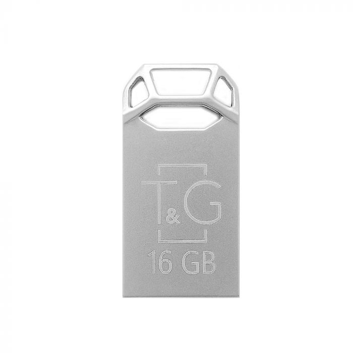 Флеш-накопичувач USB 16GB T&G 110 Metal Series Silver (TG110-16G)
