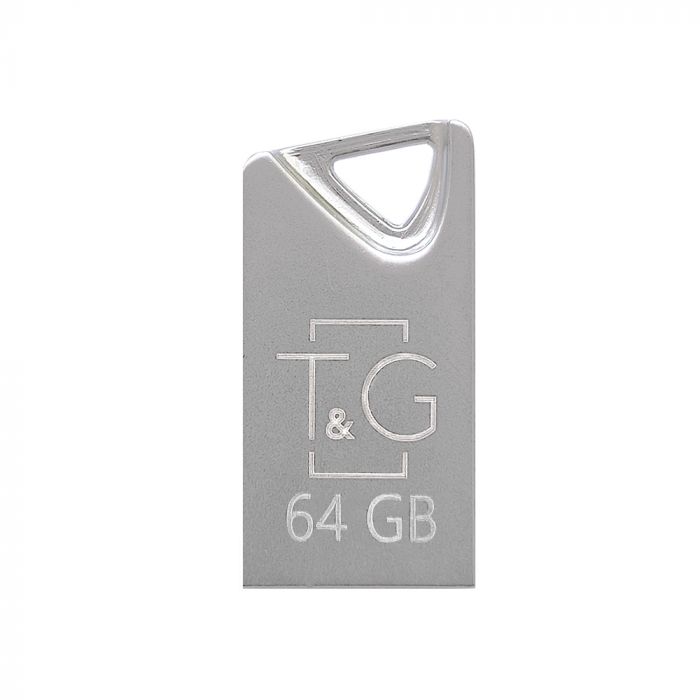 Флеш-накопичувач USB 64GB T&G 109 Metal Series Silver (TG109-64G)
