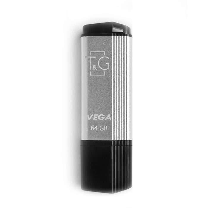 Флеш-накопичувач USB 64GB T&G 121 Vega Series Silver (TG121-64GBSL)
