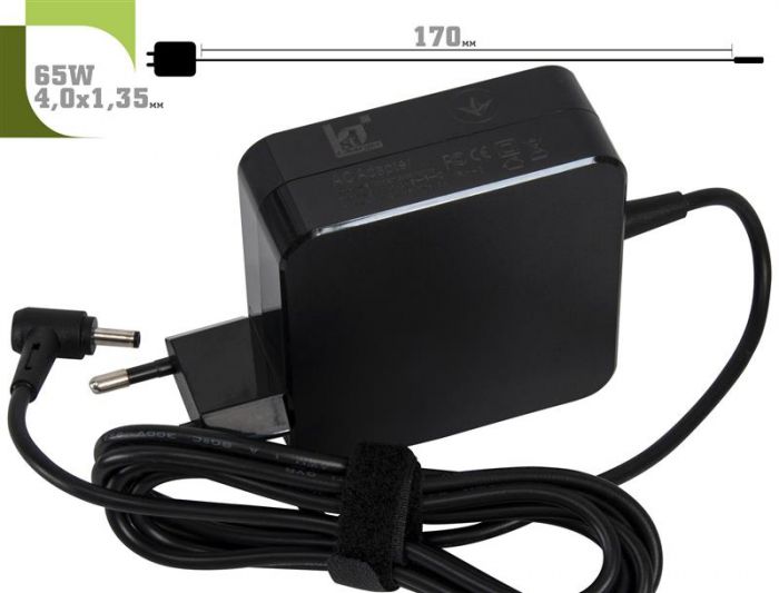 Блок живлення 1StCharger для ноутбука Asus 19V 65W 3.42A 4.0х1.35мм Wall Mount (WM1ST19V65W40135)