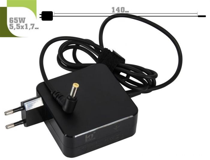 Блок живлення 1StCharger для ноутбука Acer, Asus 19V 65W 3.42A 5.5х1.7мм Wall Mount (WM1ST19V65W5517)