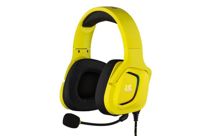 Гарнітура 2E Gaming HG340 RGB 7.1 Yellow (2E-HG340YW-7.1)