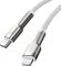 Кабель Baseus Cafule Metal USB-C-Lightning, 1м White (CATLJK-A02)