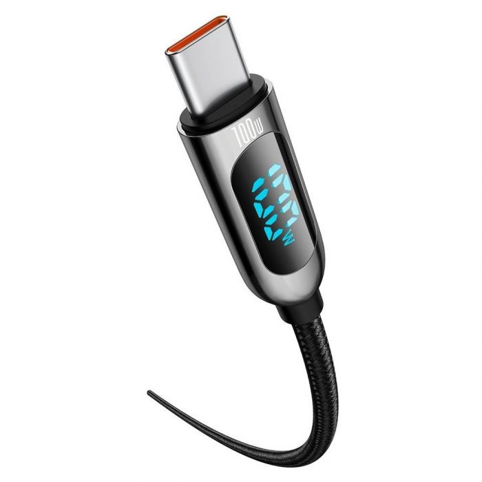 Кабель Baseus Display Fast Charging USB-C-USB-C, 100W, 2м Black (CATSK-C01)