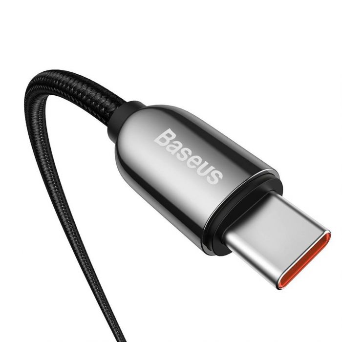 Кабель Baseus Display Fast Charging USB-C-USB-C, 100W, 2м Black (CATSK-C01)