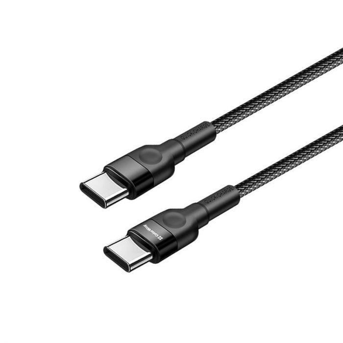 Кабель ColorWay USB Type-C - USB Type-C, 3.0А, 1м, Black (CW-CBPDCC047-BK)