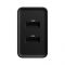 Мережевий зарядний пристрій Baseus Speed Mini Dual U Charger (2USB) 10.5W Black (CCFS-R01)