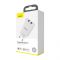 Мережевий зарядний пристрій Baseus Speed Mini Dual U Charger (2USB) 10.5W White (CCFS-R02)