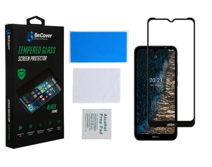 Захисне скло BeCover для Nokia C10/C20 Black (706777)