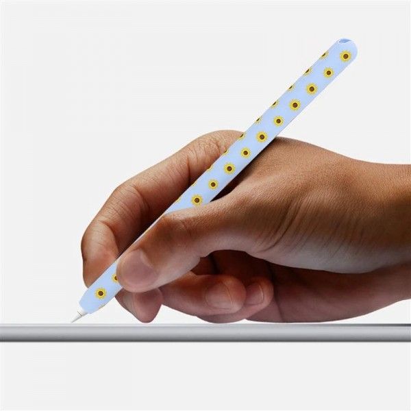 Чохол TPU Goojodoq Flowers Magnetic для стілуса Apple Pencil 2 Light Green (1005003196692410LG)